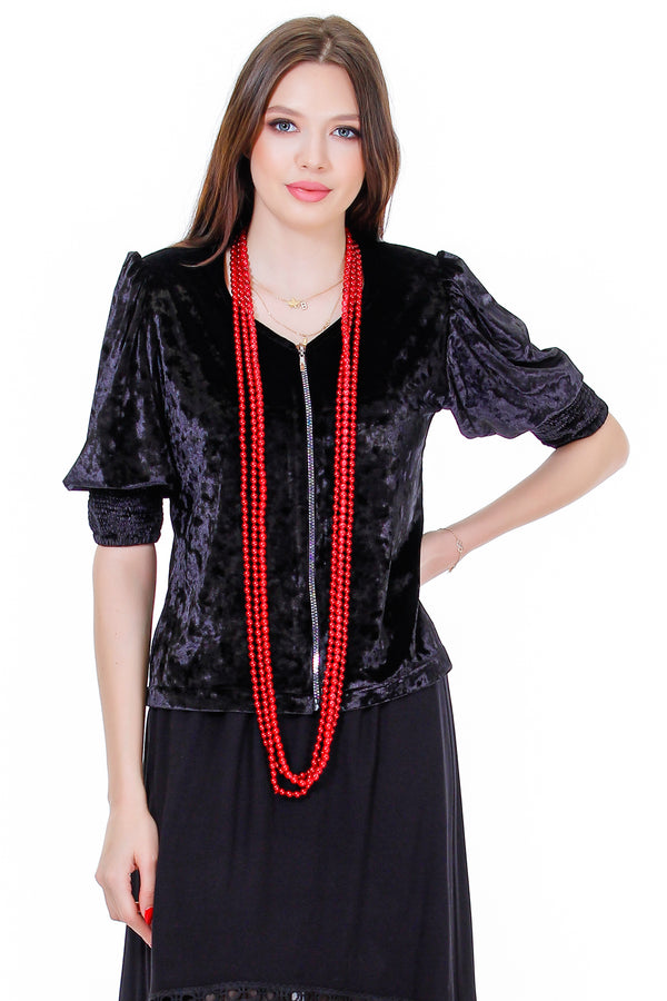 Bluza catifea  Liza Panait Liza Panait Online Boutique